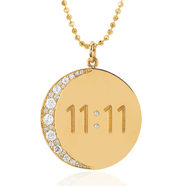 11:11 Moon Pendant