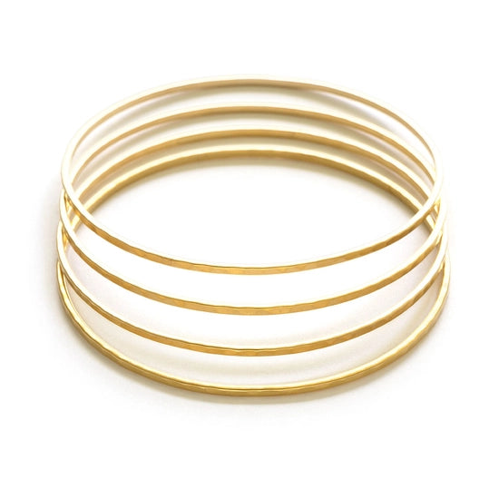 Gold Bangle Set