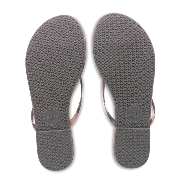 Indie Metallic Camo Gold & Lilac Sandal