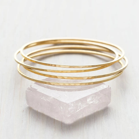 Gold Bangle Set