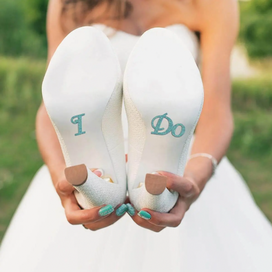 I Do Wedding Shoe Stickers