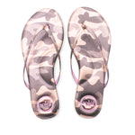 Load image into Gallery viewer, Indie Metallic Camo Gold &amp; Lilac Sandal
