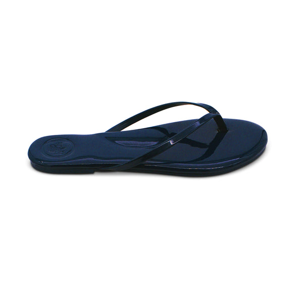 Indie Navy Patent Sandal