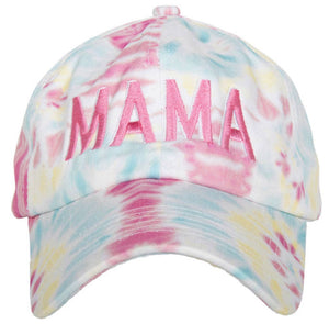 MAMA - Tie Dye Baseball Cap