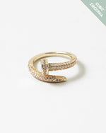 Load image into Gallery viewer, Gold Nail Ring
