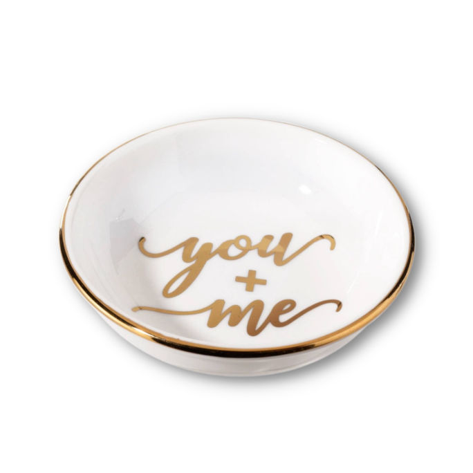 Love = you + me jewelry holder